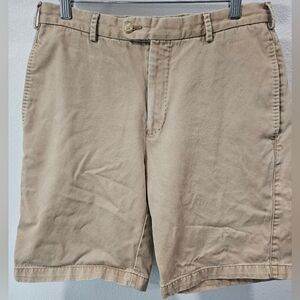 Peter Millar Crown Shorts Mens 30 Khaki Performance Golf Chino Casual